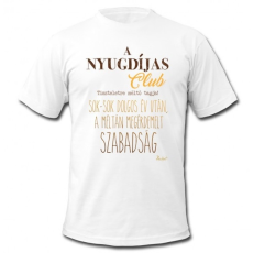 Nevlini Vicces póló, A nyugdíjas klub tiszteletre méltó tagja