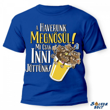 Nevlini vicces póló több színben, a haverunk megnősül ajándéktárgy