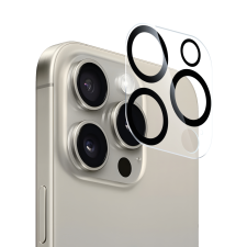 Nevox NEVOGLASS 3D Apple iPhone 15 Pro / 15 Pro Max kamera védő Üveg - Fekete mobiltelefon kellék