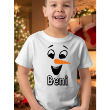  Névre szóló gyerek pólók - Hóember mintás gyerek póló