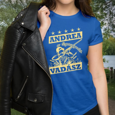  Névre szóló női póló vadászoknak női póló