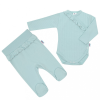 NEW BABY 2-részes baba együttes New Baby Stripes jégkék 86 (12-18 h)
