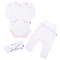 NEW BABY 3-részes pamut együttes New Baby Lili 86 (12-18 h)