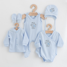 NEW BABY 5-részes baba együttes újszülötteknek New Baby Classic kék - 62 (3-6 h) babaruha szett