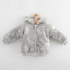 NEW BABY Baba bélelt Wellsoft téli kapucnis pulóver New Baby Winter times