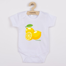 NEW BABY Baba body nyomtatással New Baby Lemon - rövid ujjú kombidressz, body