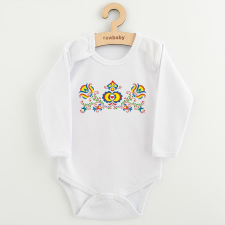 NEW BABY Baba body nyomtatással New Baby Népi minta kombidressz, body