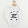 NEW BABY Baba body nyomtatással New Baby You can do it daddy!
