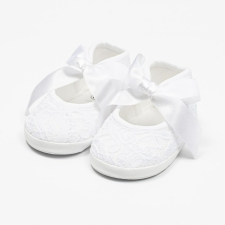 NEW BABY Baba csipke cipő New Baby fehér 12-18 h gyerek cipő