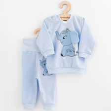 NEW BABY Baba együttes póló és szabadidő nadrág New Baby Happy Elephant blue gyerek ruha szett