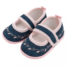 NEW BABY Baba kislányos cipő New Baby Jeans rózsaszín 0-3 h gyerek cipő