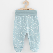 NEW BABY Baba lábfejes nadrág New Baby Classic II dinó menta babanadrág