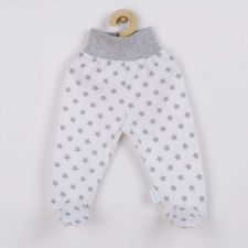 NEW BABY Baba lábfejes nadrág New Baby Classic II szürke csillagokkal gyerek nadrág
