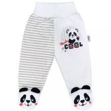 NEW BABY Baba lábfejes nadrág New Baby Panda babanadrág