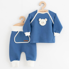 NEW BABY Baba melegítő nadrág és pulóver New Baby Sebastian kék - 62 (3-6 h) babaruha szett