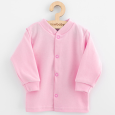 NEW BABY Baba pamut kabátka New Baby Happy Elephante pink