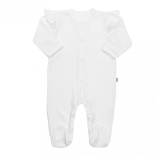 NEW BABY Baba pamut kezeslábas New Baby Practical fehér lány rugdalózó