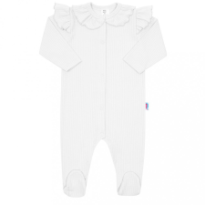 NEW BABY Baba pamut kezeslábas New Baby Stripes fehér 68 (4-6 h) rugdalózó