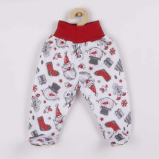 NEW BABY Baba pamut lábfejes nadrág New Baby Christmas, vel. 62 (3-6 h)