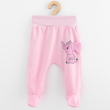 NEW BABY Baba pamut lábfejes nadrág New Baby Happy Elephant pink gyerek nadrág