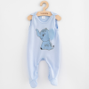 NEW BABY Baba pamut rugdalózó New Baby Happy Elephant blue