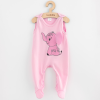 NEW BABY Baba pamut rugdalózó New Baby Happy Elephant pink