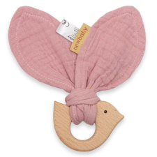 NEW BABY Baba rágóka madárral New Baby Bird pink rágóka