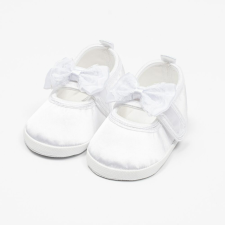 NEW BABY Baba szatén balettcipők New Baby fehér 0-3 h gyerek cipő