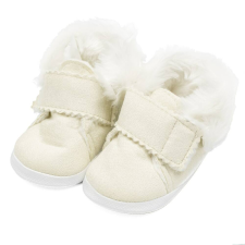 NEW BABY Baba téli velúr cipő New Baby 3-6 h bézs gyerek cipő