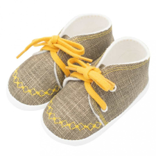 NEW BABY Baba tornacipő New Baby Jeans mustard 3-6 h gyerek cipő