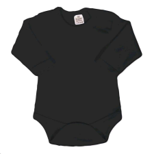 NEW BABY Body hosszú ujjú New Baby - fekete 3-6 hó (68 cm) kombidressz, body
