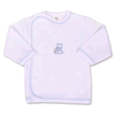 NEW BABY Csecsemő ingecske hímzett képpel New Baby kék 3-6 hó (68 cm)