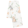 NEW BABY Flanel pelenka nyomtatott mintával New Baby ZOO bézs