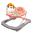 NEW BABY Gyerek bébikomp New Baby szilikon kerekekkel Forest Kingdom Pink