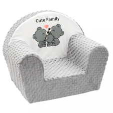 NEW BABY Gyermek fotel New Baby Cute Family szürke gyermekbútor