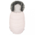 NEW BABY Gyermek lábzsák NEW BABY szőrmével dusty pink