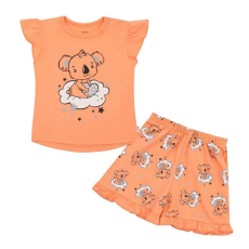 NEW BABY Gyermek nyári pizsama New Baby Dream lazacszín 9-12 hó (80 cm)