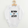 NEW BABY Gyermekek body nyomtatással New Baby BORN IN 2025 blue