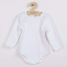 NEW BABY Luxus baba hosszú ujjú body New Baby - fehér, vel. 50 kombidressz, body