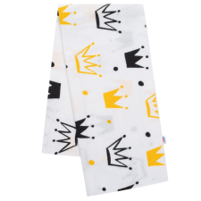 NEW BABY pelenka flanell fehér korona mosható pelenka
