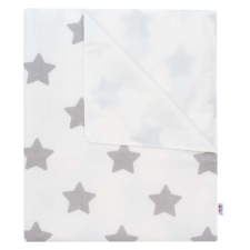 NEW BABY pelenkázó alátét flanell csillagok szürke pelenkázó matrac