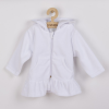NEW BABY Plüss kapucnis pulóver New Baby Baby fehér - 80 (9-12 h)