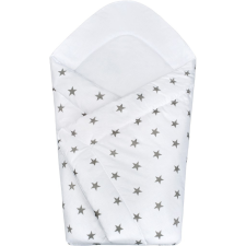 NEW BABY Pólyakendő New Baby szürke csillag babafészek