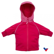 NEW BABY Softshell baba kabát New Baby rózsaszín