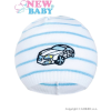 NEW BABY Tavaszi sapka New Baby Autó fehér - kék