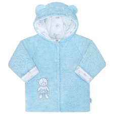 NEW BABY Téli baba kabátka New Baby Nice Bear kék babakabát, overál, bundazsák