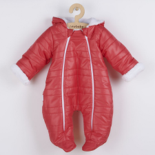 NEW BABY Téli kezeslábas - New Baby Pumi red raspberry - 68 (4-6 h) overál