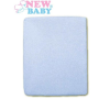NEW BABY Vízálló lepedő New Baby 120x60 kék | Kék |