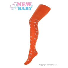 NEW BABY | Výprodej | Pamut harisnya 3D New Baby narancssárga | Narancssárga | 116 (5-6 éves)
