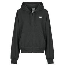 New Balance Pulóverek Sport Essentials French Terry Full Zip Fekete EU L női pulóver, kardigán